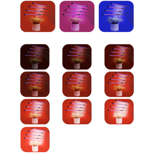 Lampa 20 LED 4szt. do wzrostu roślin Gardlov 19388 - obrazek 10