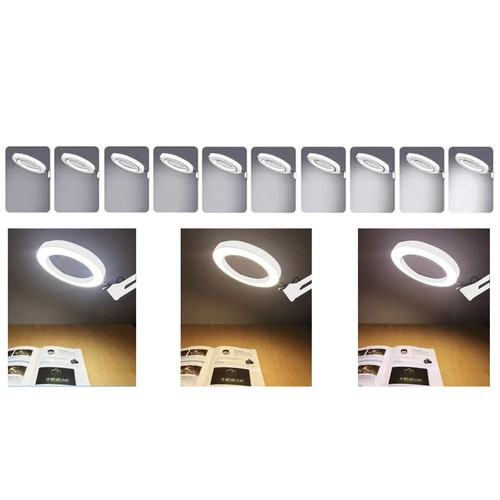 Lampa kosmetyczna z lupą- biała Izoxis 23894 - obrazek 13