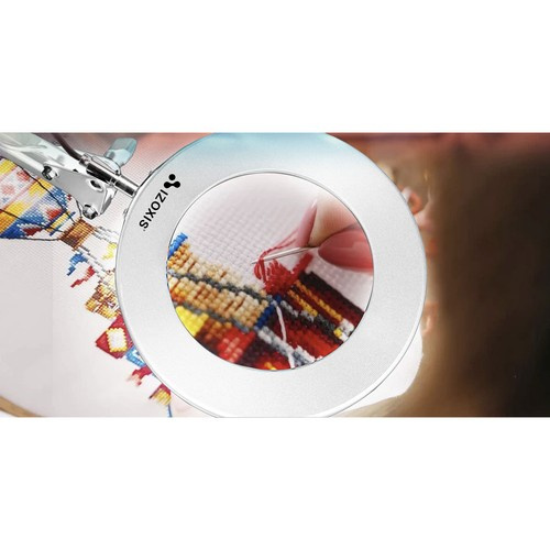 Lampa kosmetyczna z lupą- biała Izoxis 23894 - obrazek 12