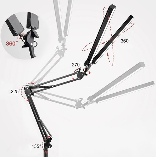 Lampka biurkowa kreślarska Izoxis 23080 - obrazek 4