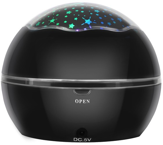 Lampka nocna z projektorem- czarna LP16857 - obrazek 7