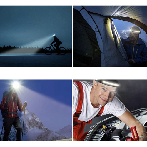 Latarka czołowa LED USB Trizand 21652 - obrazek 5