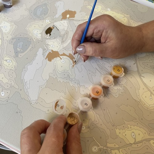 Malowanie po numerach 40x50cm- lisek Maaleo 22782 - obrazek 12