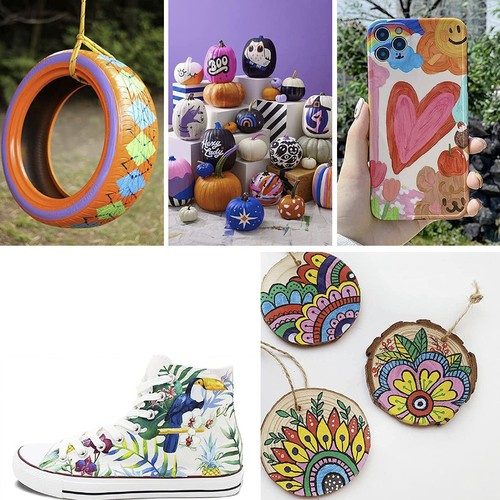 Markery akrylowe- zestaw 12szt. Maaleo 21648 - obrazek 7