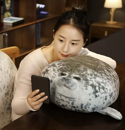 Maskotka - foka 60 cm Kruzzel 24644 - obrazek 15