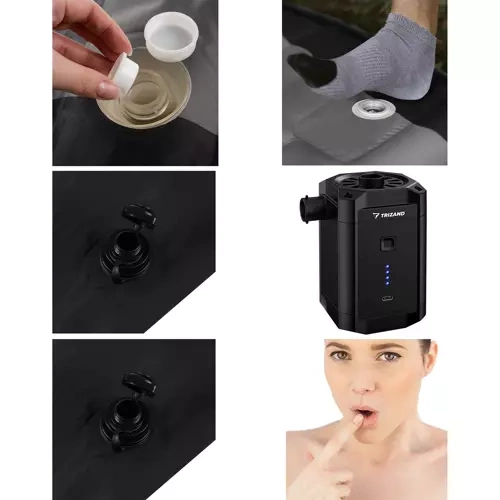 Materac turystyczny- dmuchany Trizand 21071 - obrazek 11