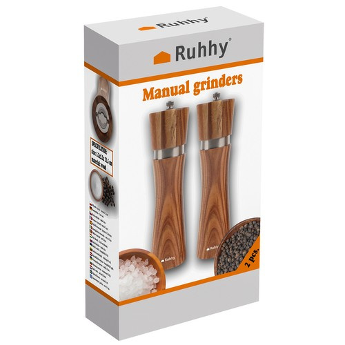 Młynek ręczny - zestaw 2 szt. Ruhhy 24650 - obrazek 2