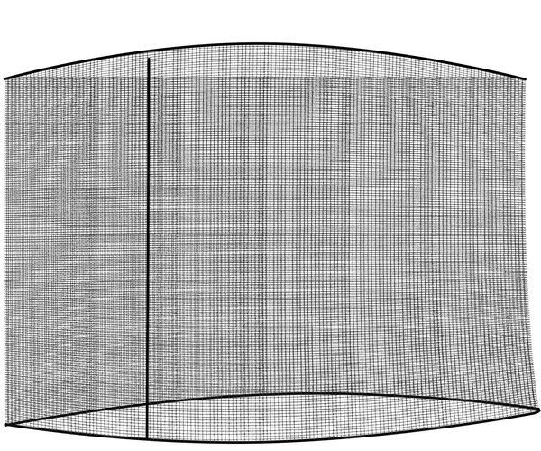 Moskitiera do parasola ogrodowego 3m - czarna