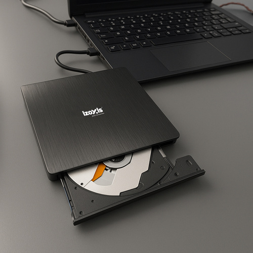 Napęd zewnętrzny + nagrywarka CD/DVD Izoxis 26083 - obrazek 10
