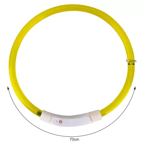 Obroża świecąca LED- regulowana Purlov 21631 - obrazek 7