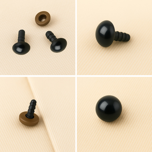 Oczy do maskotek - zestaw naprawczy Maaleo 25761 - obrazek 5