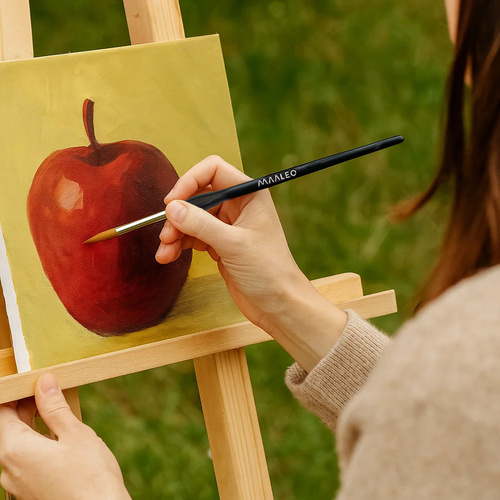 Pędzle do malowania 5 szt.z podstawką Maaleo 26119 - obrazek 8