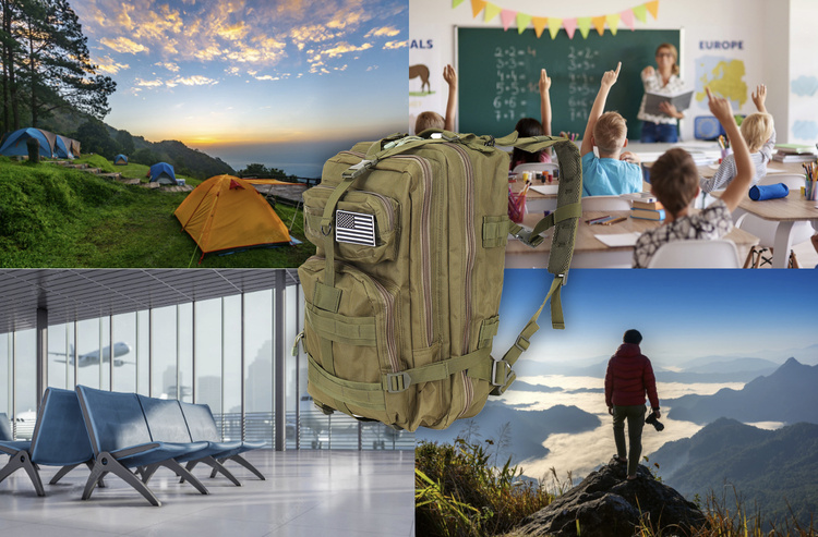 Plecak militarny XL zielony - obrazek 11