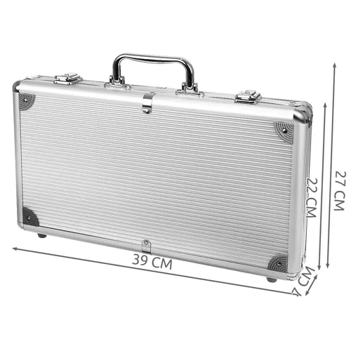 Poker - zestaw 300 żetonów w walizce HQ 23528 - obrazek 3