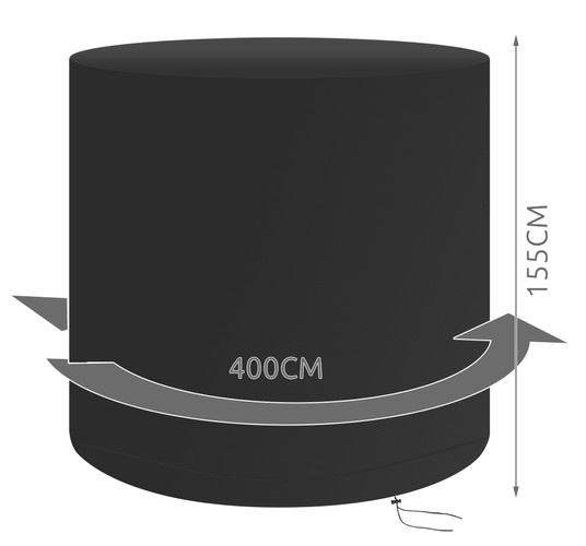 Pokrowiec na kosz ogrodowy pojedynczy - obrazek 8