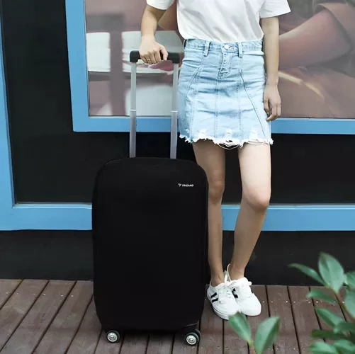 Pokrowiec na walizkę L Trizand 23838 - obrazek 16