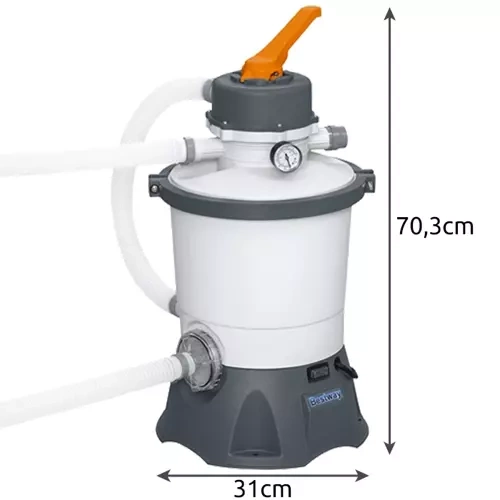 Pompa piaskowa do basenów 3028 l/h BESTWAY 58515 - obrazek 13