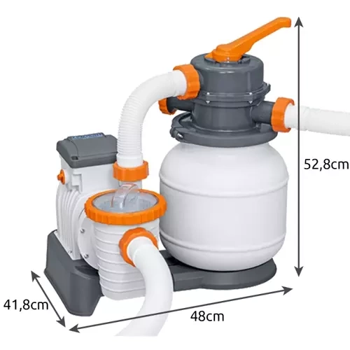 Pompa piaskowa do basenu 5678l/h - BESTWAY 58497 - obrazek 14