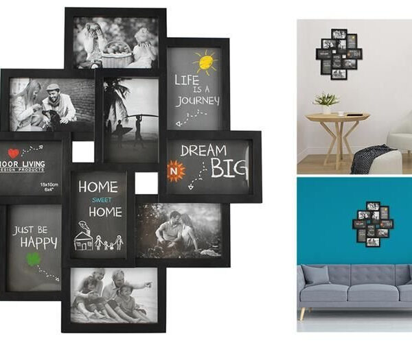 Ramka na 10 zdjęć - czarna