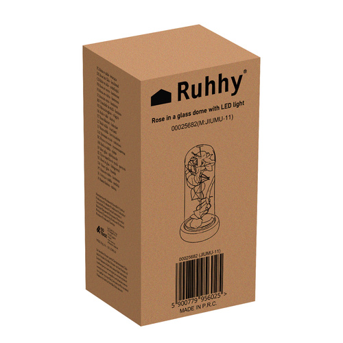 Róża w szkle- świecąca Ruhhy 25682 - obrazek 14