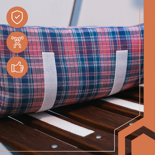 Rzep samoprzylepny biały 5m x 2,5cm Ruhhy 25999 - obrazek 14