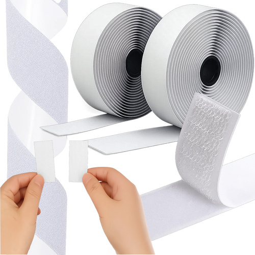 Rzep samoprzylepny biały 5m x 2,5cm Ruhhy 25999 - obrazek 9