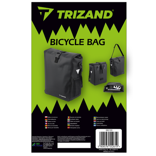 Sakwa rowerowa Trizand 21203 - obrazek 2