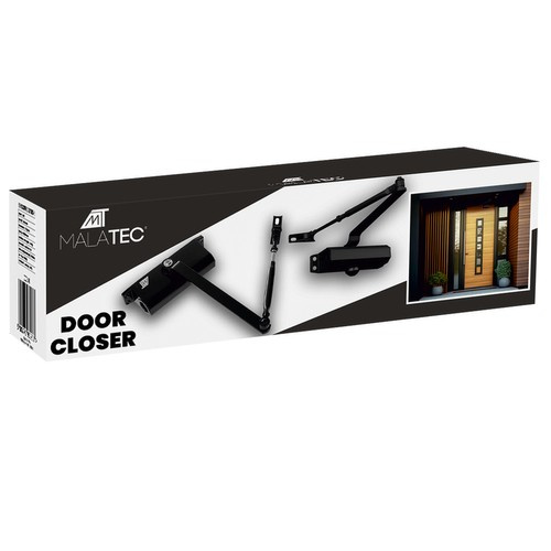 Samozamykacz do drzwi czarny 40-60kg Malatec 23598 - obrazek 2