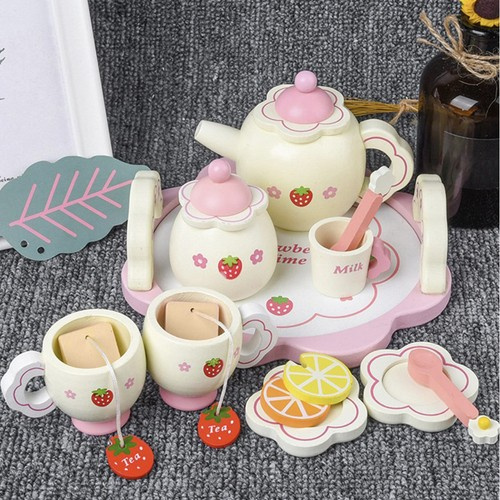 Serwis do herbaty drewniany Kruzzel 21950 - obrazek 16