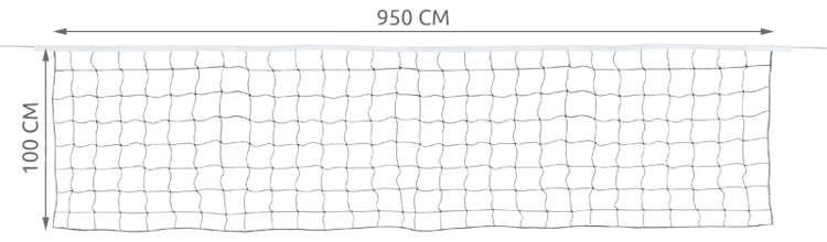 Siatka do siatkówki + torba - obrazek 3