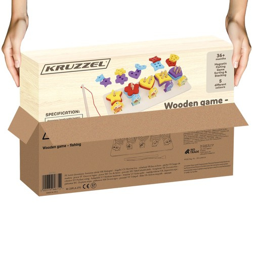 Sorter drewniany- łowienie rybek Kruzzel 22565 - obrazek 11