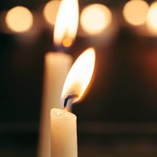 Świeca stożek biała - zestaw 40 szt. - obrazek 4