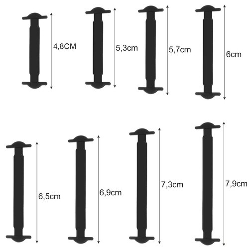Sznurówki silikonowe- zestaw 16szt. 19933 - obrazek 8