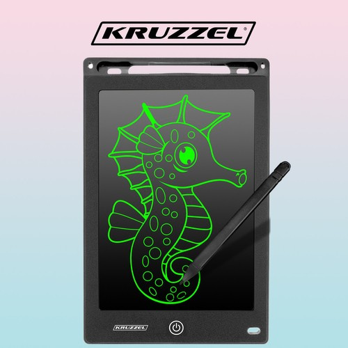 Tablet do rysowania 10" czarny XL KRUZZEL 22455 - obrazek 3