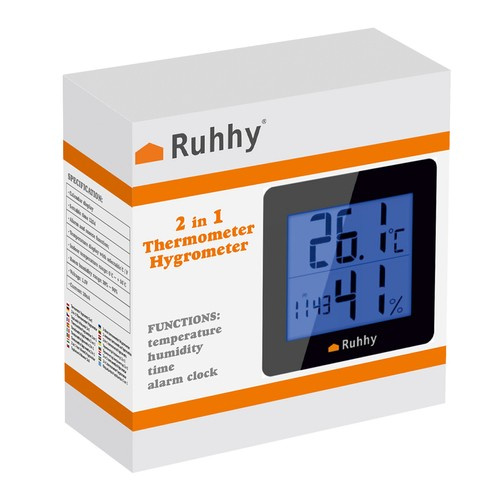 Termometr/ higrometr Ruhhy 19161 - obrazek 2