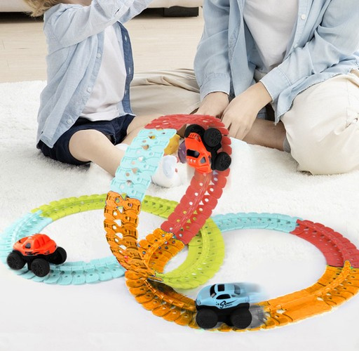 Tor wyścigowy- 193 elementy + autko 22461 - obrazek 15