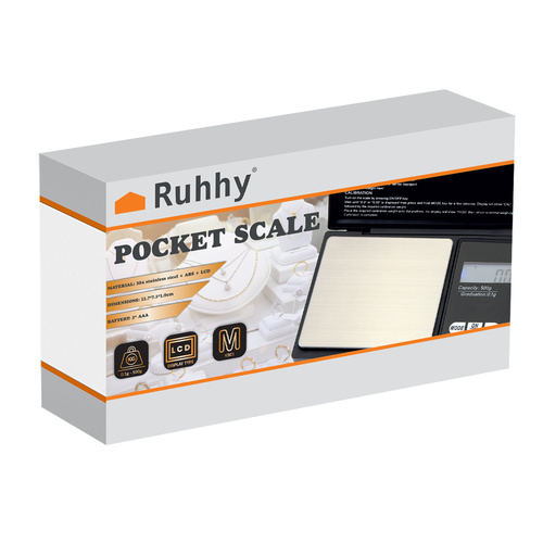 Waga kieszonkowa 500 x 0,1g z klapką 23573 - obrazek 4