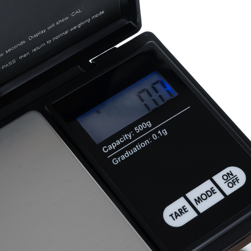 Waga kieszonkowa 500 x 0,1g z klapką 23573 - obrazek 10