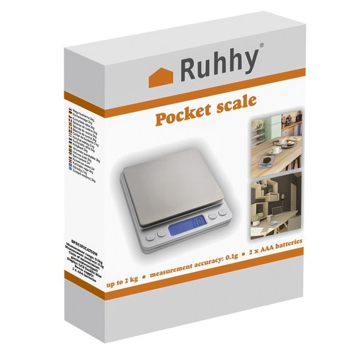 Waga kuchenna 2kg Ruhhy 24210 - obrazek 2