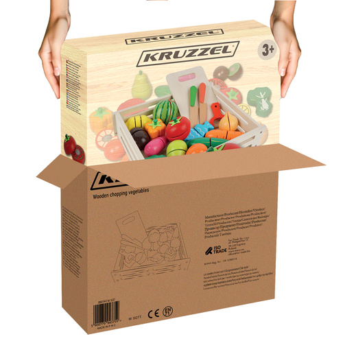 Warzywa do krojenia drewniane 21942 - obrazek 3