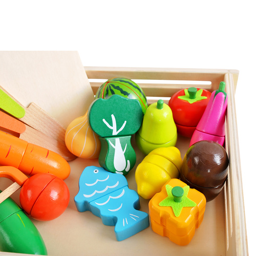 Warzywa do krojenia drewniane 21942 - obrazek 9