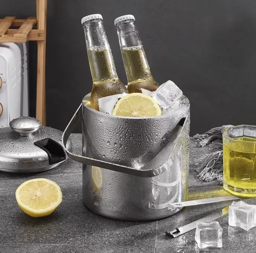 Wiaderko do lodu- szczypce + łyżeczka Ruhhy 21159 - obrazek 13