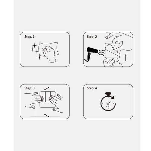 Wieszak samoprzylepny - zestaw 4 szt Ruhhy 24649 - obrazek 14
