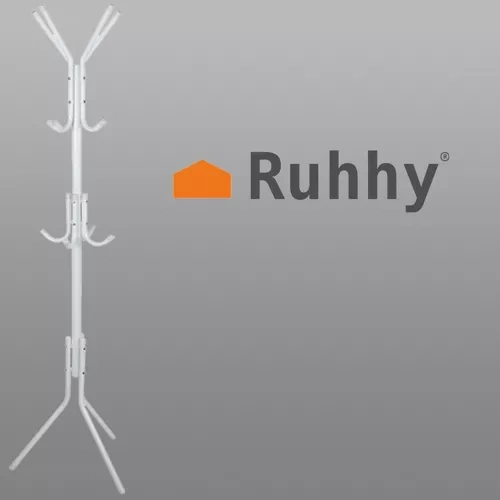 Wieszak stojący 170cm - biały Ruhhy 23814 - obrazek 2