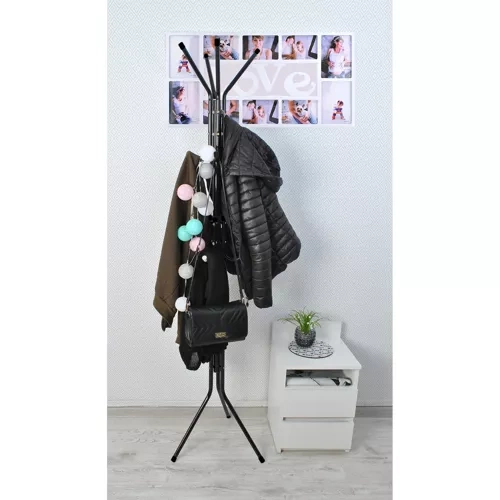 Wieszak stojący 170cm - czarny Ruhhy 23815 - obrazek 8