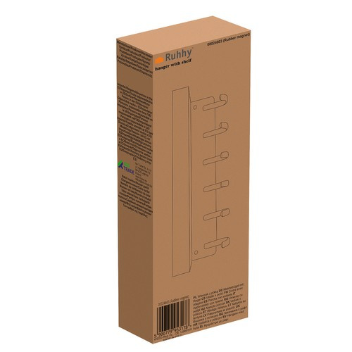 Wieszak z półką Ruhhy 24603 - obrazek 2
