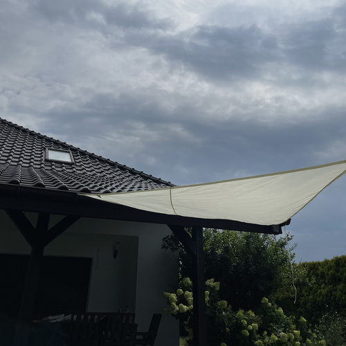 Żagiel przeciwsłoneczny 3x3x3 beżowy Gardlov 23146 - obrazek 15