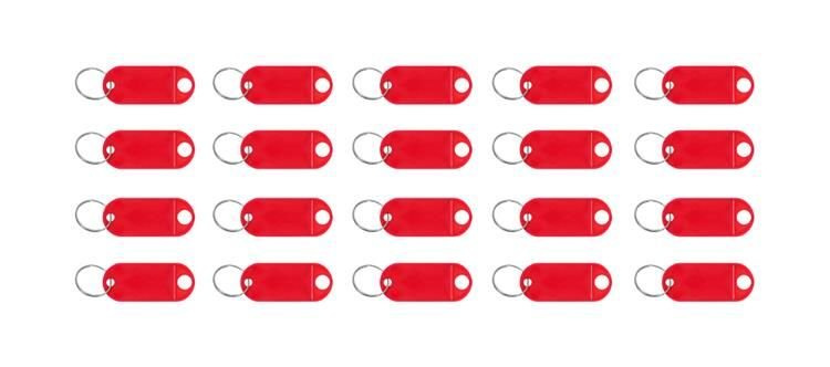 Zestaw brelok/identyfikatory do kluczy 100 szt - obrazek 14