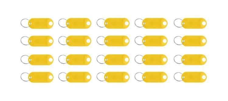 Zestaw brelok/identyfikatory do kluczy 100 szt - obrazek 15