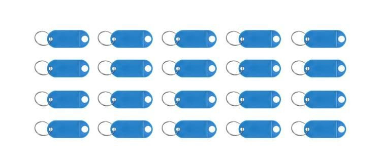 Zestaw brelok/identyfikatory do kluczy 100 szt - obrazek 4